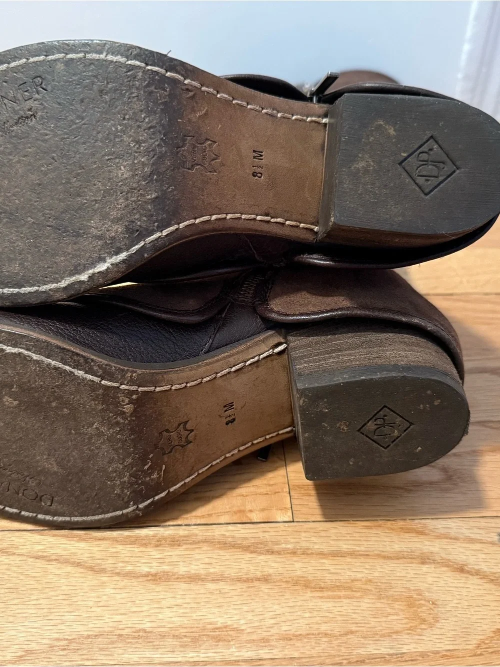 Donald J. Pliner Brown Suede Boots